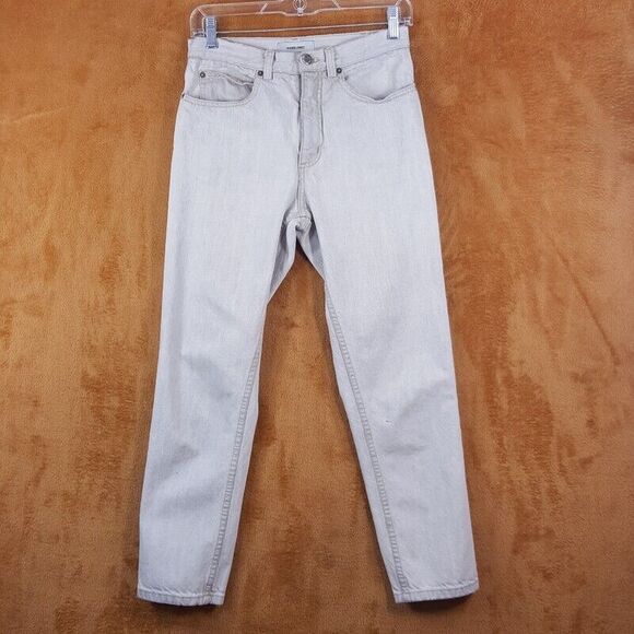 RACHEL COMEY Jeans Womens Size 2 Light Gray Wash Straight Leg Denim FLAW - Picture 1 of 14